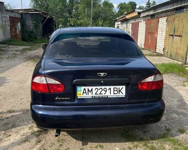 Синий Дэу Ланос, объемом двигателя 1.5 л и пробегом 65 тыс. км за 3400 $, фото 9 на Automoto.ua
