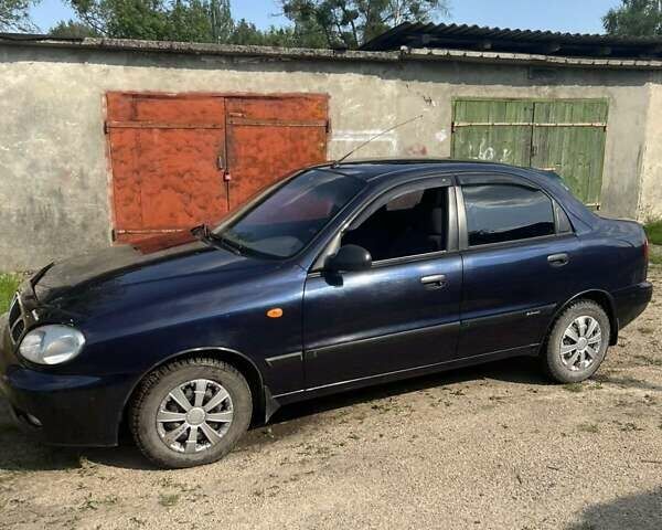Синий Дэу Ланос, объемом двигателя 1.5 л и пробегом 65 тыс. км за 3400 $, фото 6 на Automoto.ua