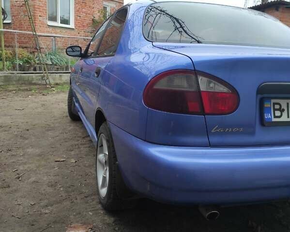 Синий Дэу Ланос, объемом двигателя 1.5 л и пробегом 97 тыс. км за 3500 $, фото 8 на Automoto.ua