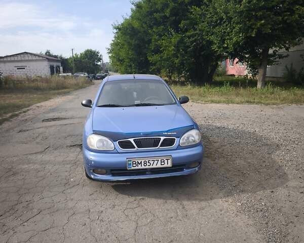Синий Дэу Ланос, объемом двигателя 1.6 л и пробегом 1 тыс. км за 2600 $, фото 2 на Automoto.ua