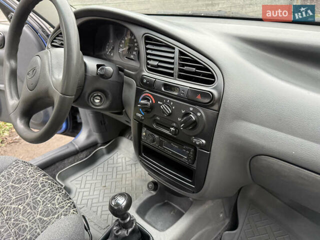 Синий Дэу Ланос, объемом двигателя 1.3 л и пробегом 224 тыс. км за 1490 $, фото 15 на Automoto.ua