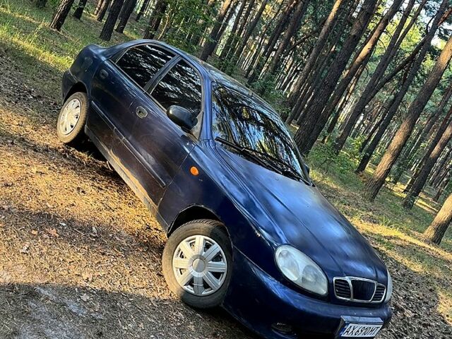 Синий Дэу Ланос, объемом двигателя 1.3 л и пробегом 350 тыс. км за 2000 $, фото 4 на Automoto.ua