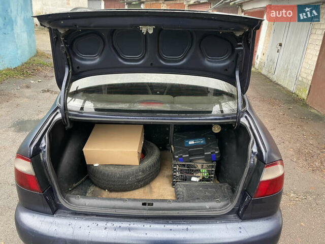 Синий Дэу Ланос, объемом двигателя 1.5 л и пробегом 245 тыс. км за 1650 $, фото 9 на Automoto.ua