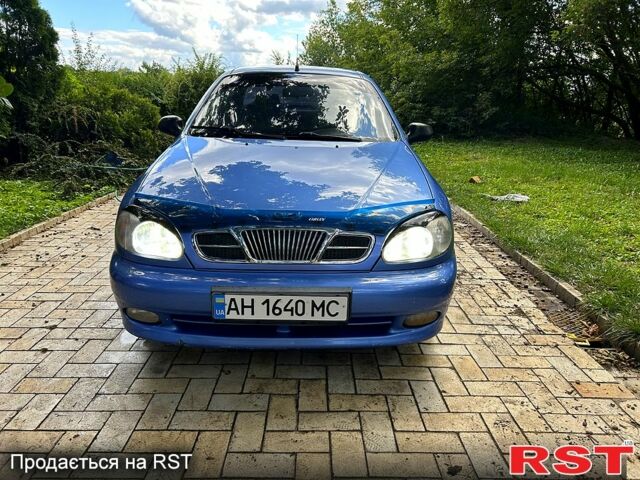 Синий Дэу Ланос, объемом двигателя 1.5 л и пробегом 143 тыс. км за 2750 $, фото 1 на Automoto.ua