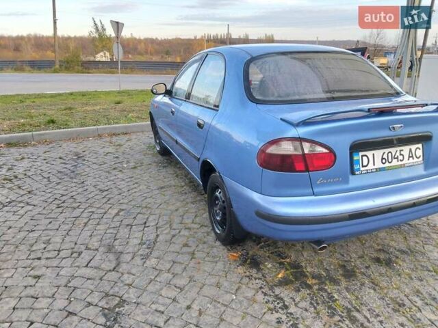 Синий Дэу Ланос, объемом двигателя 1.5 л и пробегом 165 тыс. км за 2999 $, фото 9 на Automoto.ua