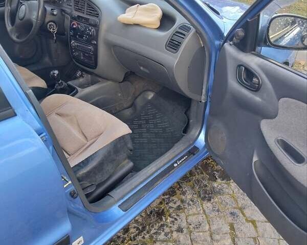 Синий Дэу Ланос, объемом двигателя 1.5 л и пробегом 165 тыс. км за 2999 $, фото 1 на Automoto.ua