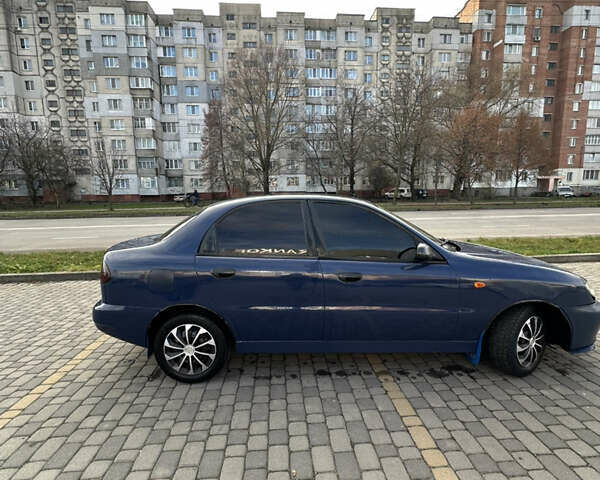 Синий Дэу Ланос, объемом двигателя 1.5 л и пробегом 145 тыс. км за 1899 $, фото 5 на Automoto.ua
