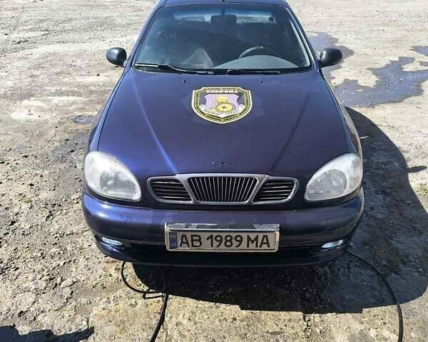 Деу Ланос 2007 у Вінниці на Automoto.ua Синій Деу Ланос, об'ємом двигуна 1.5 л та пробігом 277 тис. км за 2500 $, фото 1 на Automoto.ua