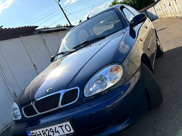 Синий Дэу Ланос, объемом двигателя 1.5 л и пробегом 180 тыс. км за 2800 $, фото 1 на Automoto.ua