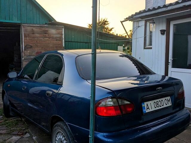 Синий Дэу Ланос, объемом двигателя 1.5 л и пробегом 237 тыс. км за 2150 $, фото 2 на Automoto.ua