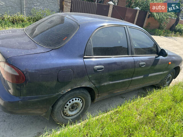 Синий Дэу Ланос, объемом двигателя 1.5 л и пробегом 144 тыс. км за 1800 $, фото 4 на Automoto.ua
