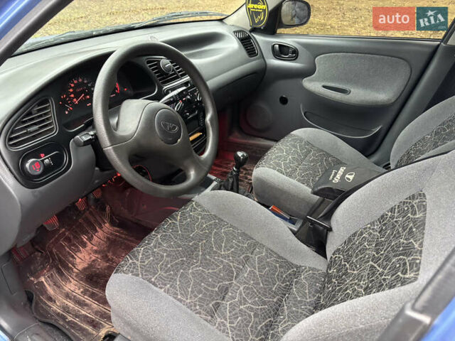 Синій Деу Ланос, об'ємом двигуна 1.39 л та пробігом 200 тис. км за 2350 $, фото 7 на Automoto.ua