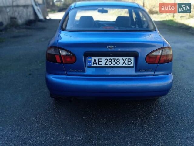 Синий Дэу Ланос, объемом двигателя 1.4 л и пробегом 201 тыс. км за 2000 $, фото 19 на Automoto.ua