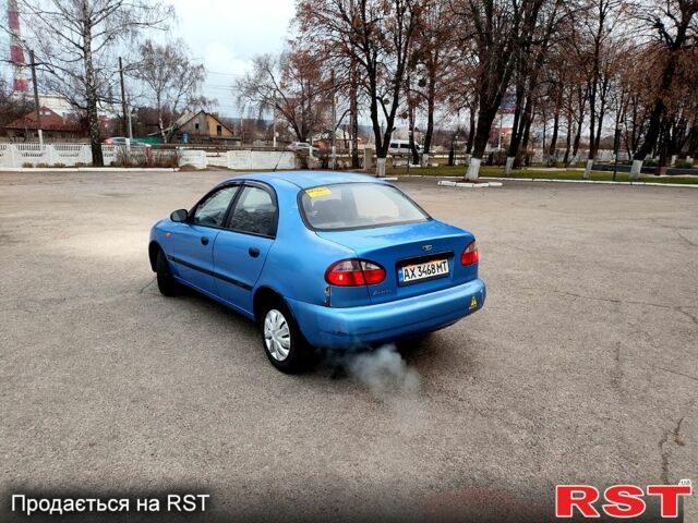 Синий Дэу Ланос, объемом двигателя 1.5 л и пробегом 193 тыс. км за 1850 $, фото 5 на Automoto.ua