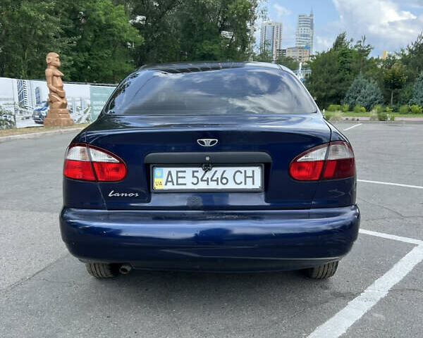 Синий Дэу Ланос, объемом двигателя 1.5 л и пробегом 145 тыс. км за 1800 $, фото 3 на Automoto.ua