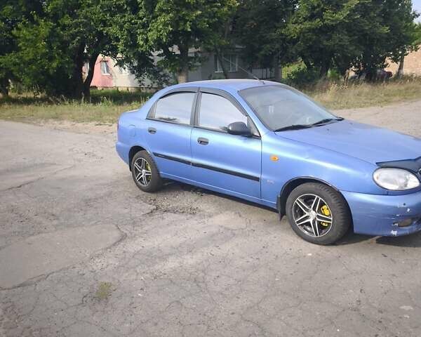 Синий Дэу Ланос, объемом двигателя 1.6 л и пробегом 1 тыс. км за 2600 $, фото 1 на Automoto.ua
