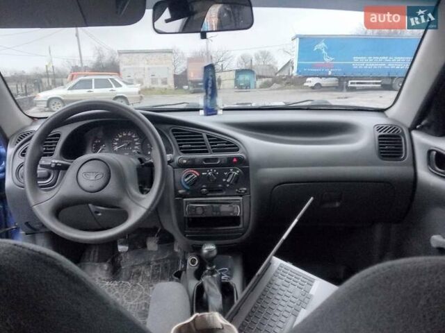 Синий Дэу Ланос, объемом двигателя 1.5 л и пробегом 113 тыс. км за 1800 $, фото 4 на Automoto.ua