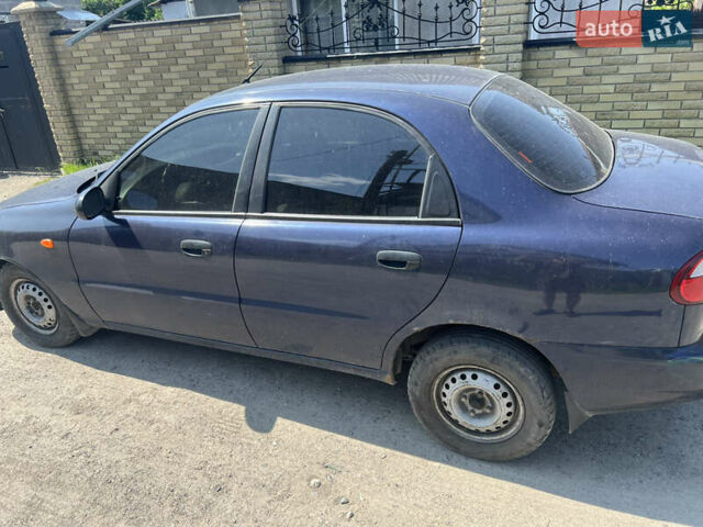 Синий Дэу Ланос, объемом двигателя 1.5 л и пробегом 144 тыс. км за 1800 $, фото 2 на Automoto.ua