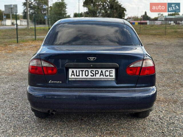 Синий Дэу Ланос, объемом двигателя 1.6 л и пробегом 200 тыс. км за 2999 $, фото 3 на Automoto.ua