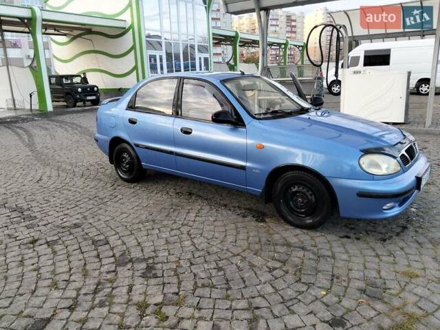 Синий Дэу Ланос, объемом двигателя 1.5 л и пробегом 165 тыс. км за 2999 $, фото 14 на Automoto.ua
