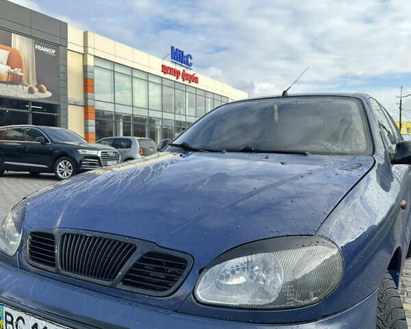 Синий Дэу Ланос, объемом двигателя 1.5 л и пробегом 145 тыс. км за 1899 $, фото 3 на Automoto.ua