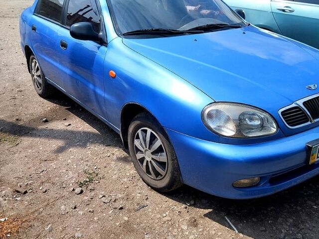 Синий Дэу Ланос, объемом двигателя 1.4 л и пробегом 197 тыс. км за 2700 $, фото 2 на Automoto.ua