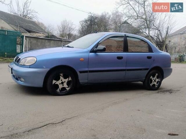 Синій Деу Ланос, об'ємом двигуна 1.5 л та пробігом 215 тис. км за 2200 $, фото 1 на Automoto.ua