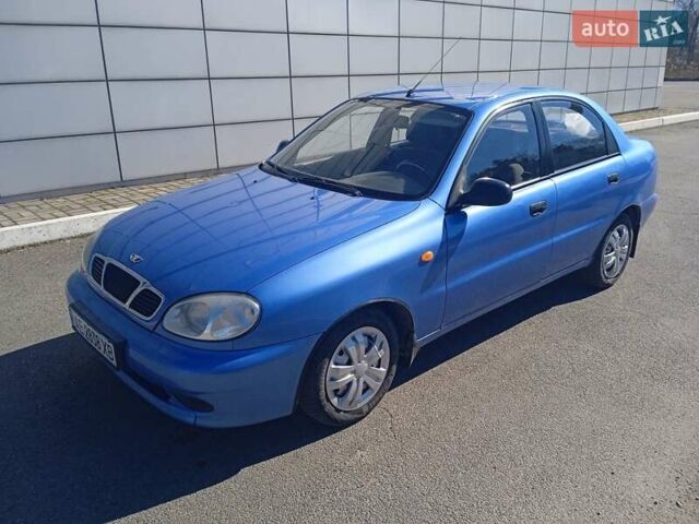 Синий Дэу Ланос, объемом двигателя 1.4 л и пробегом 201 тыс. км за 2000 $, фото 14 на Automoto.ua