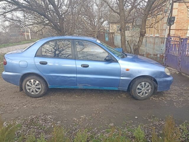 Синий Дэу Ланос, объемом двигателя 1.4 л и пробегом 223 тыс. км за 1066 $, фото 1 на Automoto.ua