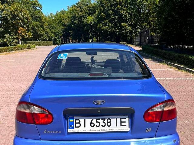 Синий Дэу Ланос, объемом двигателя 1.4 л и пробегом 79 тыс. км за 2200 $, фото 2 на Automoto.ua