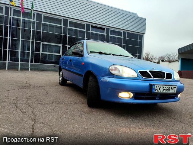 Синий Дэу Ланос, объемом двигателя 1.5 л и пробегом 193 тыс. км за 1850 $, фото 1 на Automoto.ua