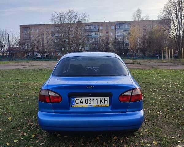 Синій Деу Ланос, об'ємом двигуна 1.5 л та пробігом 188 тис. км за 2000 $, фото 3 на Automoto.ua