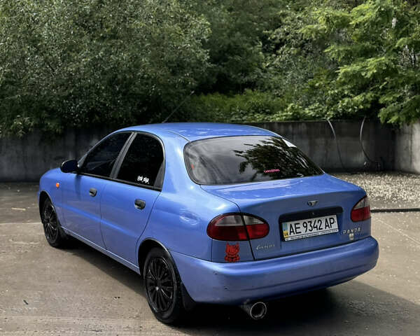 Синий Дэу Ланос, объемом двигателя 1.5 л и пробегом 250 тыс. км за 3600 $, фото 4 на Automoto.ua