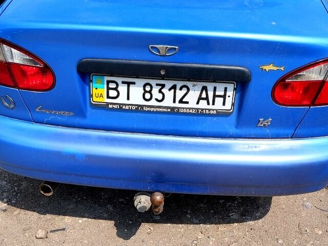 Синий Дэу Ланос, объемом двигателя 1.4 л и пробегом 197 тыс. км за 2700 $, фото 5 на Automoto.ua