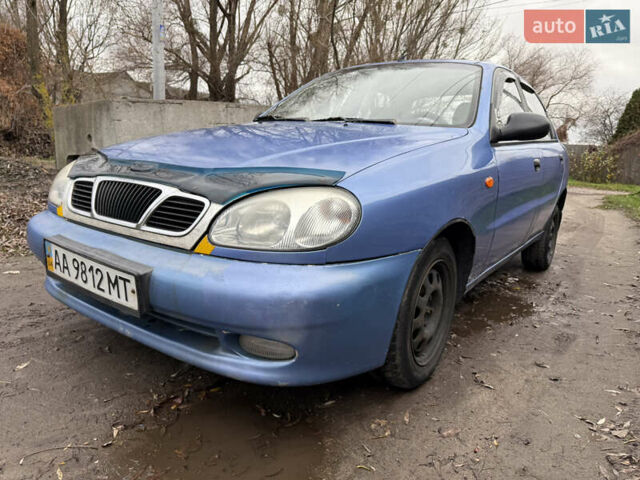 Синий Дэу Ланос, объемом двигателя 1.3 л и пробегом 224 тыс. км за 1490 $, фото 8 на Automoto.ua