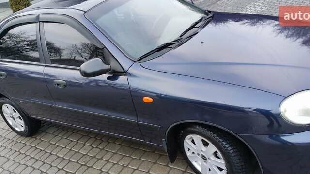 Синий Дэу Ланос, объемом двигателя 1.5 л и пробегом 194 тыс. км за 2593 $, фото 3 на Automoto.ua