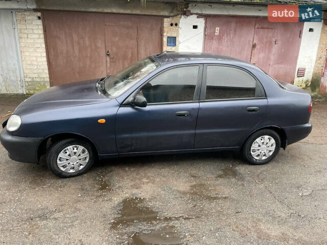 Синий Дэу Ланос, объемом двигателя 1.5 л и пробегом 245 тыс. км за 1650 $, фото 2 на Automoto.ua