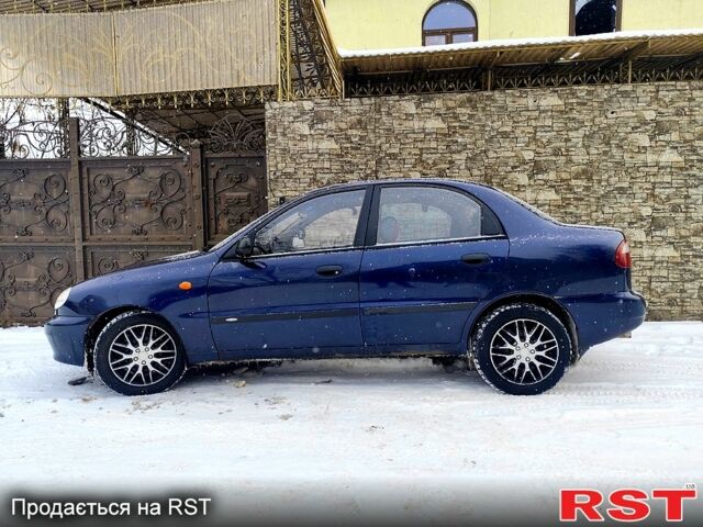 Синий Дэу Ланос, объемом двигателя 1.6 л и пробегом 0 тыс. км за 2000 $, фото 1 на Automoto.ua