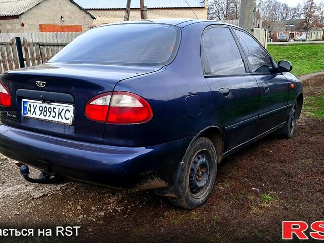 Синий Дэу Ланос, объемом двигателя 1.5 л и пробегом 147 тыс. км за 3000 $, фото 3 на Automoto.ua