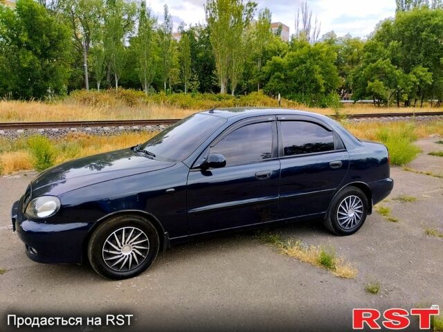 Синий Дэу Ланос, объемом двигателя 1.5 л и пробегом 230 тыс. км за 2500 $, фото 3 на Automoto.ua