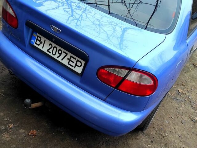 Синий Дэу Ланос, объемом двигателя 1.5 л и пробегом 97 тыс. км за 3500 $, фото 6 на Automoto.ua