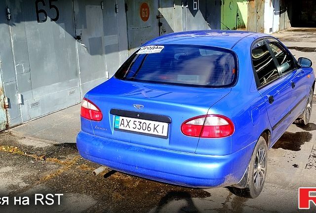 Синий Дэу Ланос, объемом двигателя 1.5 л и пробегом 135 тыс. км за 2000 $, фото 8 на Automoto.ua