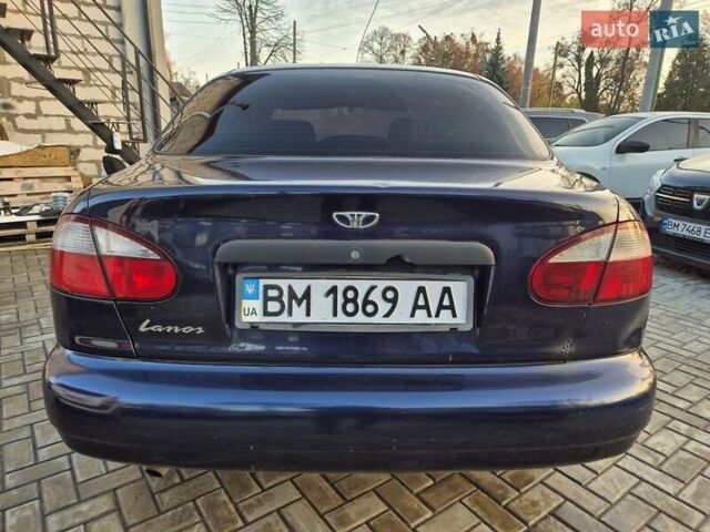 Синий Дэу Ланос, объемом двигателя 1.6 л и пробегом 125 тыс. км за 1600 $, фото 10 на Automoto.ua