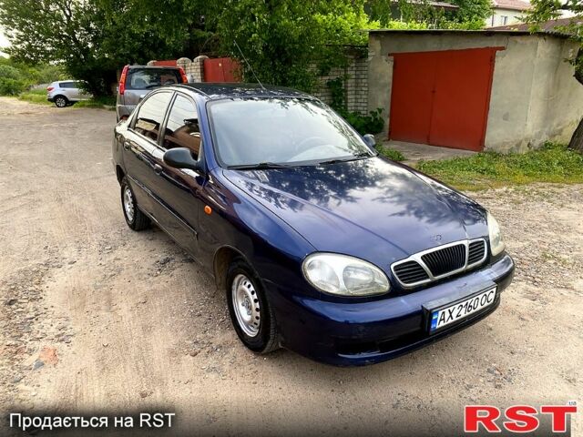 Синий Дэу Ланос, объемом двигателя 1.5 л и пробегом 200 тыс. км за 1700 $, фото 2 на Automoto.ua