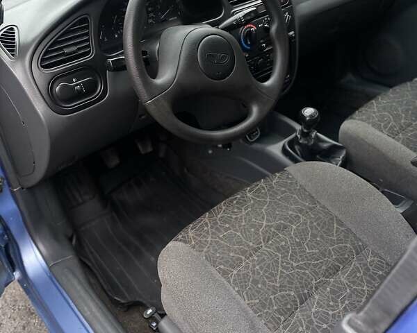 Синий Дэу Ланос, объемом двигателя 1.5 л и пробегом 215 тыс. км за 2350 $, фото 12 на Automoto.ua