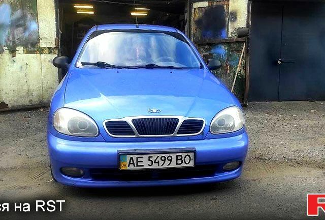 Синий Дэу Ланос, объемом двигателя 1.5 л и пробегом 212 тыс. км за 2600 $, фото 3 на Automoto.ua