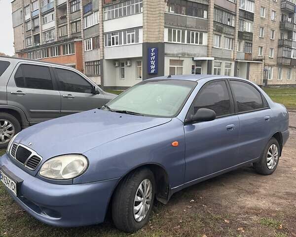 Синій Деу Ланос, об'ємом двигуна 1.5 л та пробігом 250 тис. км за 2000 $, фото 1 на Automoto.ua