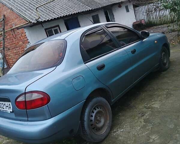 Синий Дэу Ланос, объемом двигателя 1.5 л и пробегом 230 тыс. км за 2600 $, фото 2 на Automoto.ua