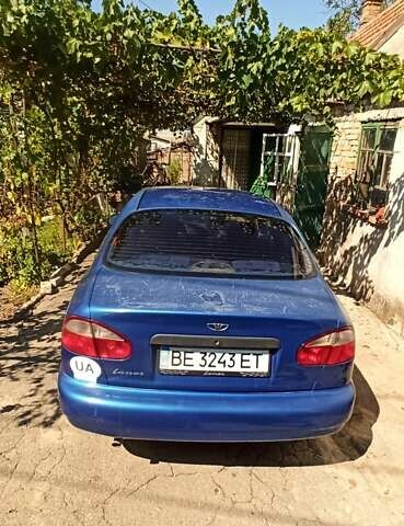 Синий Дэу Ланос, объемом двигателя 1.5 л и пробегом 170 тыс. км за 1850 $, фото 1 на Automoto.ua