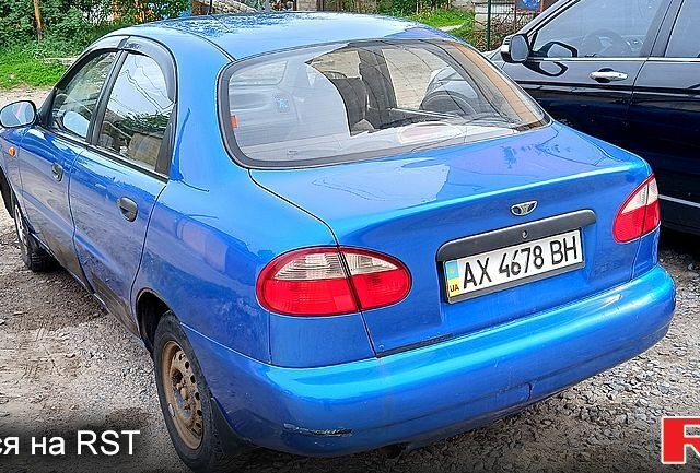 Синий Дэу Ланос, объемом двигателя 1.5 л и пробегом 338 тыс. км за 950 $, фото 3 на Automoto.ua